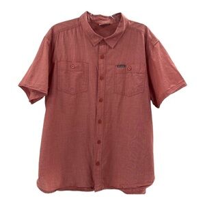 Columbia PFG Short Sleeve Button Down Shirt Size XL